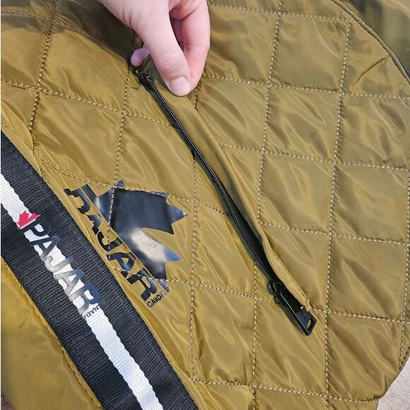 Pajar Canada Olive Green Quilted Backpack Casual Travel Minimalist Basic Outdoor - Picture 8 of 8